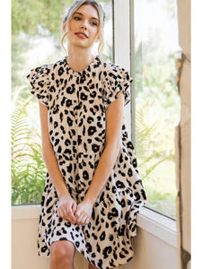 Leopard print dress