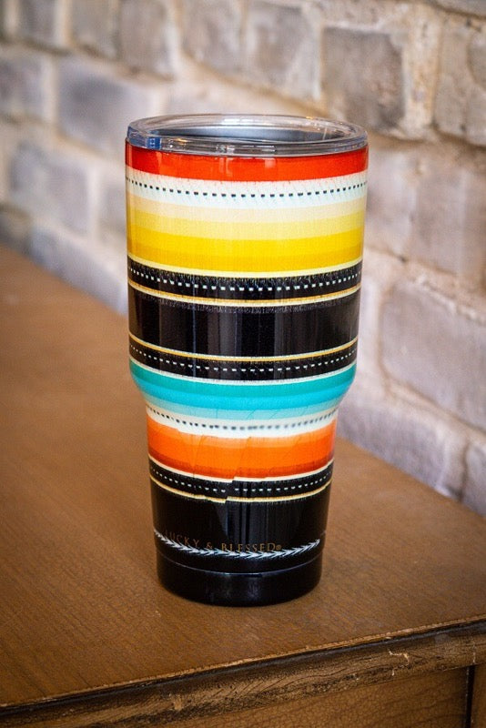 BLACK SERAPE COLOR TUMBLER