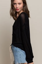 Load image into Gallery viewer, Transitional Knit Top with Balloon Sleeves