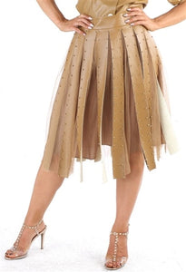 Caramel Stud Skirt