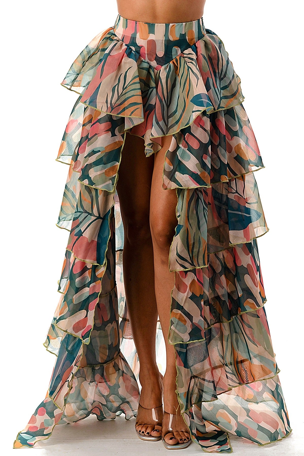 Open Front Tiered Ruffle Flare Maxi Skirt – Imani Boutique DFW Open Front Tiered Ruffle Flare Maxi Skirt – Imani Boutique DFW