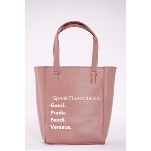 BECKY BUCKET BAG - Fluent Italian (Rose Nude)