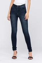 Load image into Gallery viewer, Super Dark High Waist Skinny Jeans