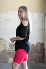 Load image into Gallery viewer, SHOULDER CUT OUT SHORT SLEEVE TEE