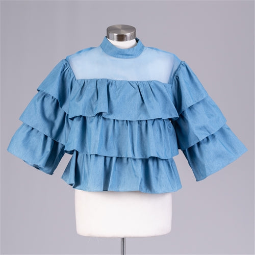 Tier Ruffle Top