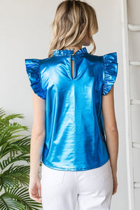 Metallic Shine on me Top