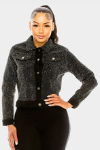 Load image into Gallery viewer, Bling Denim Jacket