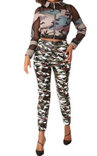 Load image into Gallery viewer, Camo Print Scuba Knit Jacket