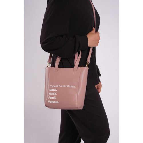 BECKY BUCKET BAG - Fluent Italian (Rose Nude)
