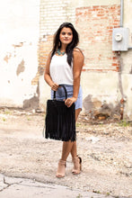 Load image into Gallery viewer, SUEDE LONG FRINGE TOTE BAG