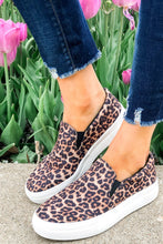 Load image into Gallery viewer, Slip On Sneakers- Oat Cheetah