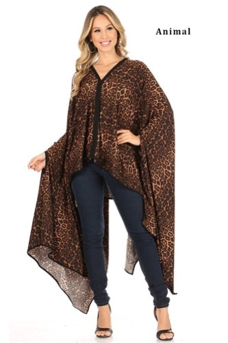 PONCHO TOPS