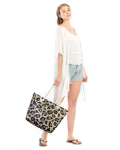 Load image into Gallery viewer, Leopard Beach Bag