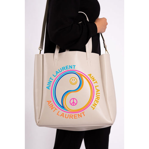 NEVER FULL TOTE - Aint Laurent (Cream)