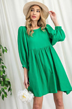 Load image into Gallery viewer, LONG SLEEVE BABYDOLL DRESS