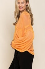Load image into Gallery viewer, Transitional Knit Top with Balloon Sleeves