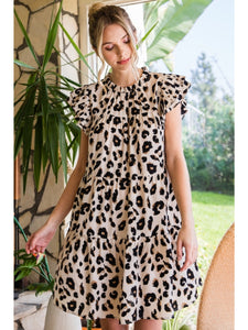 Leopard print dress