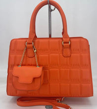 Load image into Gallery viewer, Block Designed Bag with Mini Bag