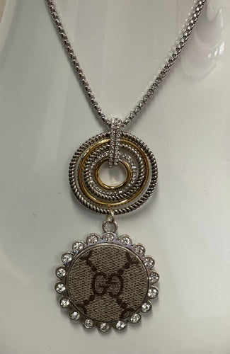 Upcycled GG Long Chain Necklace