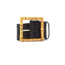 Load image into Gallery viewer, Square Bamboo Buckle Belt