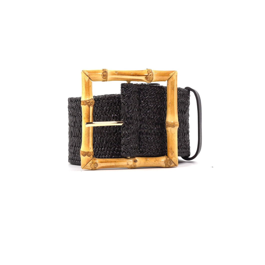 Square Bamboo Buckle Belt