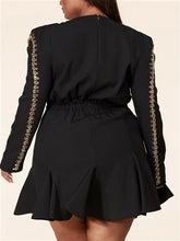 Load image into Gallery viewer, Black Embellished Dress