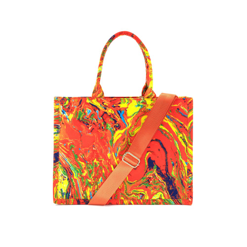 Swirl Colored Large Tote