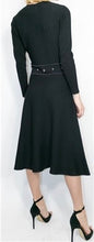 Load image into Gallery viewer, Black Embellished Knit Dress
