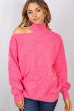 Load image into Gallery viewer, Long Sleeve Solid Knit Sweater