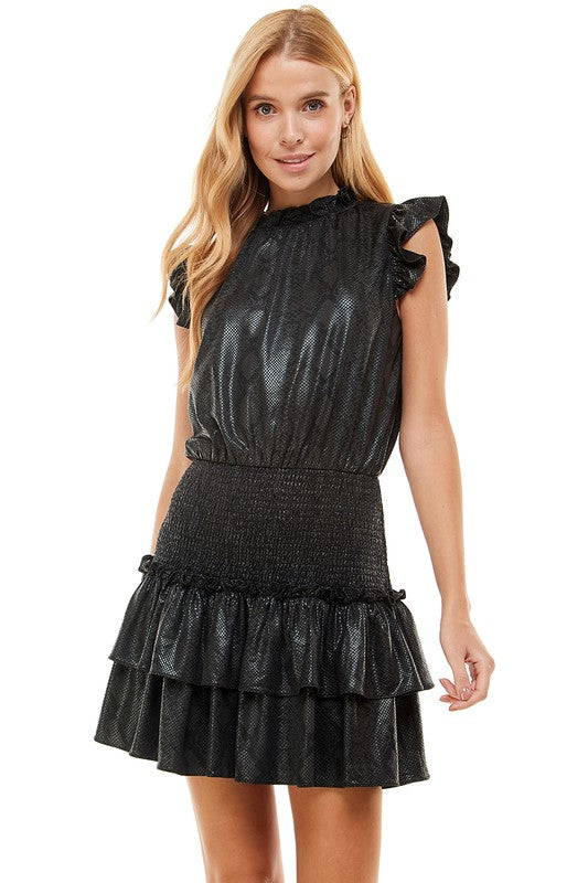 Snake Skin Printed Dress