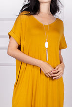 Load image into Gallery viewer, Mustard New Bamboo Maxi Dress