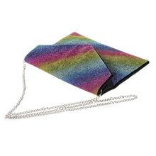 Load image into Gallery viewer, MULTI RAINBOW CLUTCH