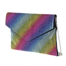 Load image into Gallery viewer, MULTI RAINBOW CLUTCH