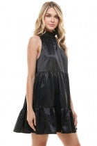 Metallic Woven Dress