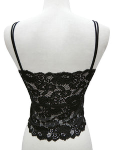 Extended Lace Bra w/ Removable Pads