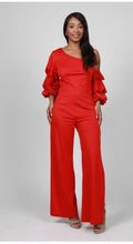 Load image into Gallery viewer, Off the Shoulder Jumpsuit