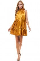 Load image into Gallery viewer, Metallic Woven Dress