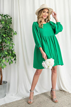 Load image into Gallery viewer, LONG SLEEVE BABYDOLL DRESS