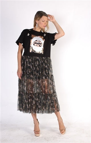 Camo Shirt Dress