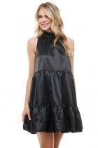 Metallic Woven Dress