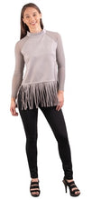 Load image into Gallery viewer, Faux Suede Fringe Top