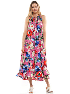 Flowy Flower Maxi Dress