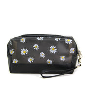 Load image into Gallery viewer, Floral Daisy Cosmetic Pouch Bag