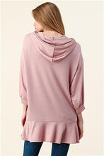 Load image into Gallery viewer, Bubble Sleeve Hoodie Top