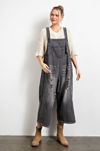 Load image into Gallery viewer, SANFORIZED WASHED DENIM OVERALLS