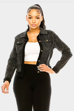 Load image into Gallery viewer, Bling Denim Jacket