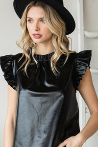 Metallic Shine on me Top