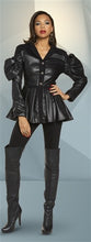 Load image into Gallery viewer, Button-up Peplum Jacket