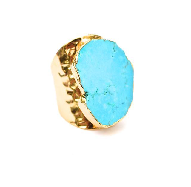 Turquoise Mesa Ring Cuff