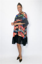 Load image into Gallery viewer, Black Multi Printed Dress